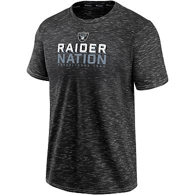 Men's Fanatics Branded Charcoal Las Vegas Raiders Component T-Shirt