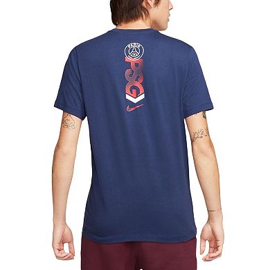 Men's Nike Navy Paris Saint-Germain Mercurial Sleeve T-Shirt