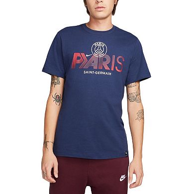 Men's Nike Navy Paris Saint-Germain Mercurial Sleeve T-Shirt