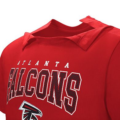 Men's  Red Atlanta Falcons Home Team Adaptive T-Shirt