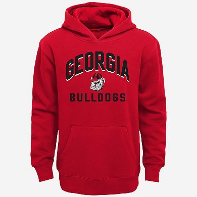 Infant Red/Gray Georgia Bulldogs Play-By-Play Pullover Fleece Hoodie & Pants Set