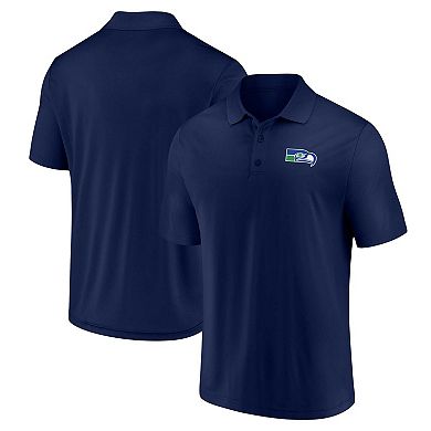 Men's Fanatics Branded College Navy Seattle Seahawks Component Polo