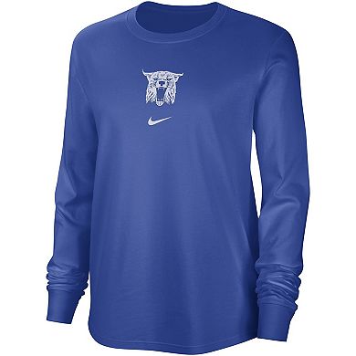 Women's Nike Royal Kentucky Wildcats Vintage Long Sleeve T-Shirt