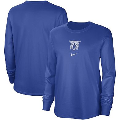 Women's Nike Royal Kentucky Wildcats Vintage Long Sleeve T-Shirt