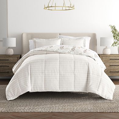 Lightweight Reversible Patterned Comforter Set - Urban Loft