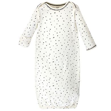 Baby Boy Organic Cotton Long-Sleeve Gowns 3pk, Mr. Moon