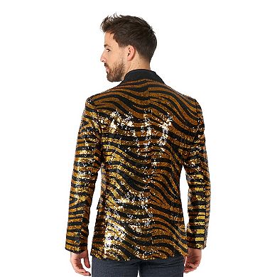 Men's OppoSuits Tiger Royale Sequin Blazer