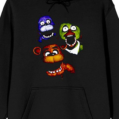 Men's Five Nights at Freddy's Group Portrait Graphic Hoodie