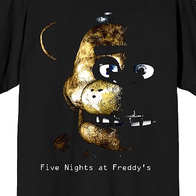 Men's Five Nights at Freddy's Freddy Fazbear Closeup Graphic Tee