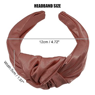 Shiny Knotted Wide Head Bands Women Hairband Hair Hoop Accessories
