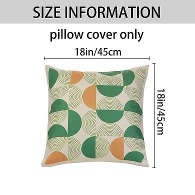 Plant Printed Couch Sofa Chair Decor Comfortable Soft Pillow Cases 2 Pcs