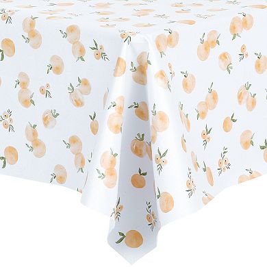 Pvc Resistant Dinner Restaurant Waterproof Table Cover 1 Pc, 55" X 55"