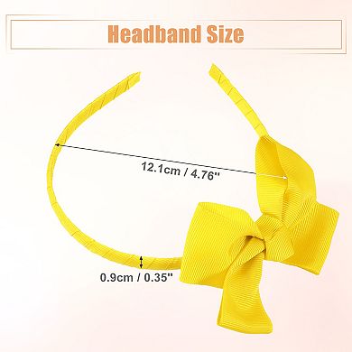 Bow Hairbands Non-slip Fashion 0.35" Wide Headband For Girl Women