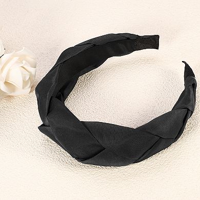 Solid Wide Headbands Non-slip Fashion 1.61inch Wide for Women
