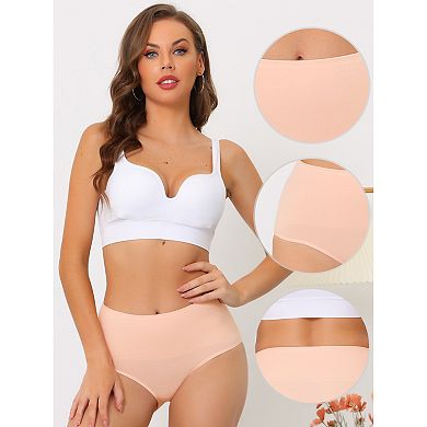 Underwear for Women High Waist Shaping Tummy Control Panties Breathable Brief