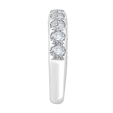 Diamond Medley 14k White Gold 1 7/8 Carat T.W. Lab-Grown Diamond Anniversary Ring