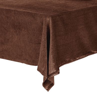 Rectangle Wrinkle Resistant Washable Polyester Table Cover 1 Pc, 63" X 95"