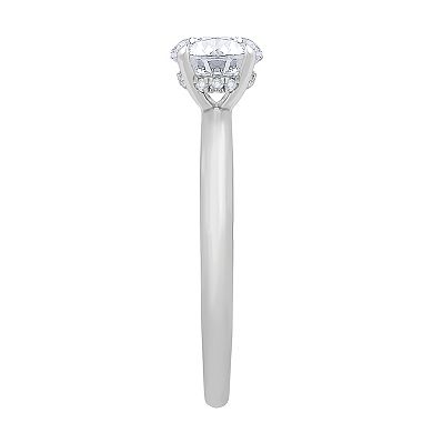 Diamond Medley 14k White Gold 1 Carat T.W. Lab-Grown Diamond Engagement Ring
