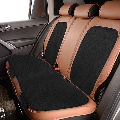 Universal Car Seat Cover Protector Rear Back Cushion Chair Mat Flax Fiber