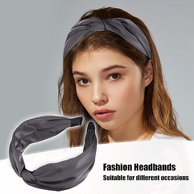 Satin Twist Headband Hairband for Women 1.97 Inch Wide