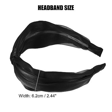 1 Pcs Knotted Silk Headband Fashion Hairband for Woman Non Slip