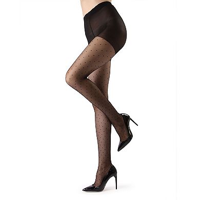 Petite Point Sheer Fashion Tights