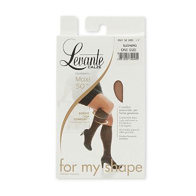 Levante Women's Plus Size Opaque Knee High Stockings