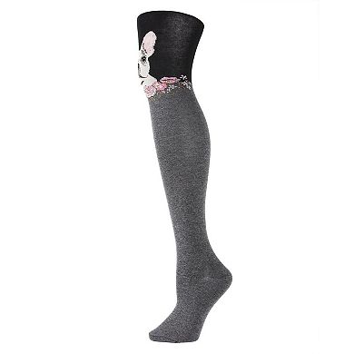Frenchie Face Sweater Tights