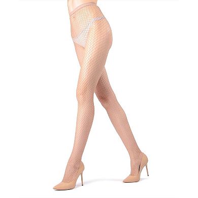 Diamond Lurex Net Tights