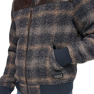 Men's Levi's® Faux Wool & Faux Leather Trucker Jacket