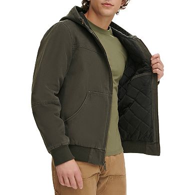 Men's Levi's Canvas Workwear Hooded Bomber Jacket