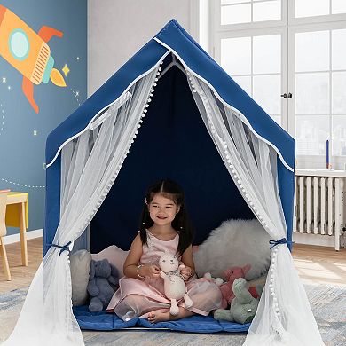 Large Kids Play Tent with Removable Cotton Mat