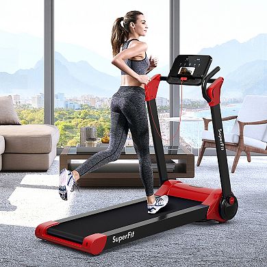 2.25 HP Electric Motorized Folding Running Treadmill Machine with LED Display