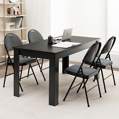 Padded Folding Office Chairs with Backrest