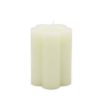 Sonoma Goods For Life Short White Flower LED Candle
