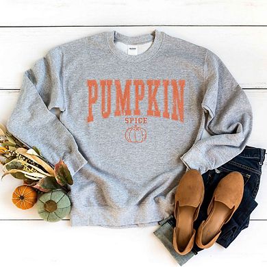 Pumpkin Spice Varsity Sweatshirt