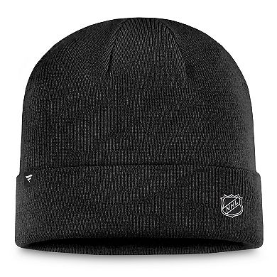 Men's Fanatics Branded  Black Dallas Stars Authentic Pro Cuffed Knit Hat