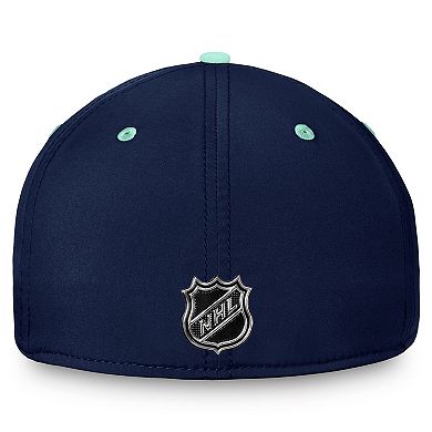 Men's Fanatics Branded  Deep Sea Blue/Light Blue Seattle Kraken Authentic Pro Rink Two-Tone Flex Hat