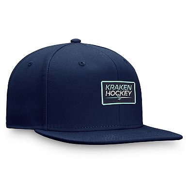 Men's Fanatics Branded  Deep Sea Blue Seattle Kraken Authentic Pro Prime Snapback Hat