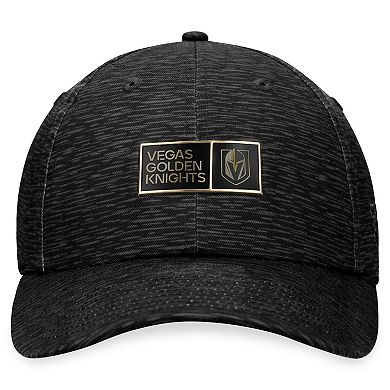 Men's Fanatics Branded  Black Vegas Golden Knights Authentic Pro Road Adjustable Hat