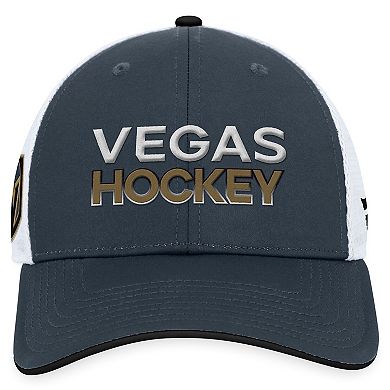 Men's Fanatics Branded  Gray Vegas Golden Knights Rink Trucker Adjustable Hat
