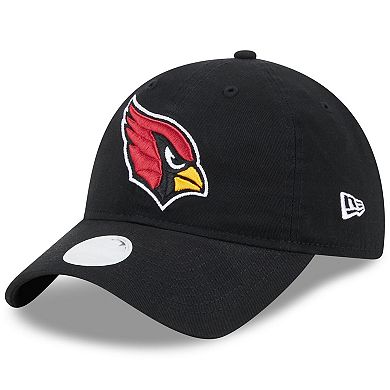 Women's New Era  Black Arizona Cardinals  Main Core Classic 2.0 9TWENTY Adjustable Hat