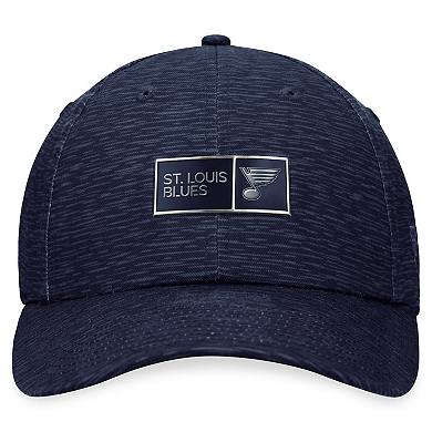 Men's Fanatics Branded  Navy St. Louis Blues Authentic Pro Road Adjustable Hat