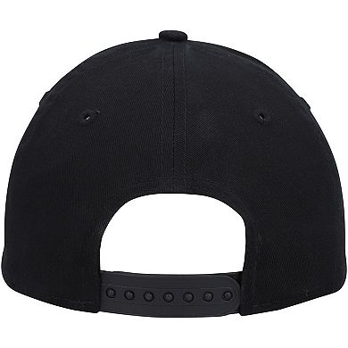 Youth New Era Black Las Vegas Raiders Outline 9FORTY Adjustable Hat