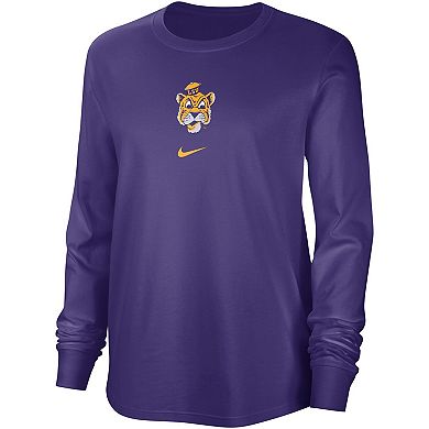 Women's Nike Purple LSU Tigers Vintage Long Sleeve T-Shirt
