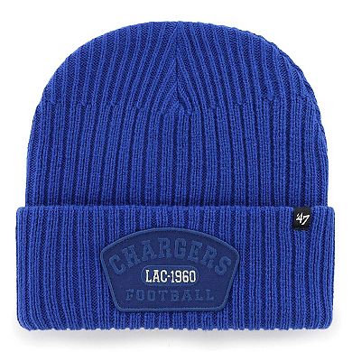 Men's '47 Royal Los Angeles Chargers Ridgeway Cuffed Knit Hat