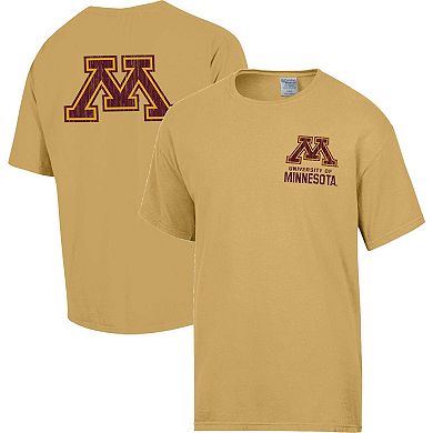 Men's Comfort Wash Gold Minnesota Golden Gophers Vintage Logo T-Shirt
