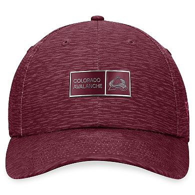 Men's Fanatics Branded  Burgundy Colorado Avalanche Authentic Pro Road Adjustable Hat