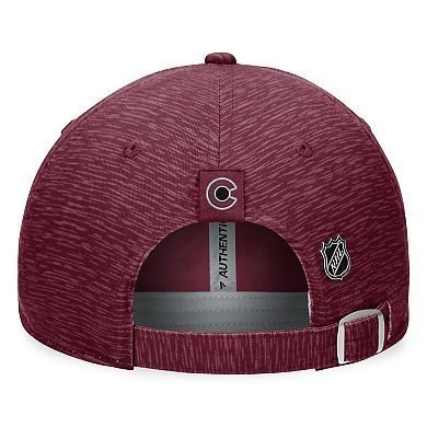 Men's Fanatics Branded  Burgundy Colorado Avalanche Authentic Pro Road Adjustable Hat