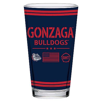 Gonzaga Bulldogs 16oz. OHT Military Appreciation Pint Glass